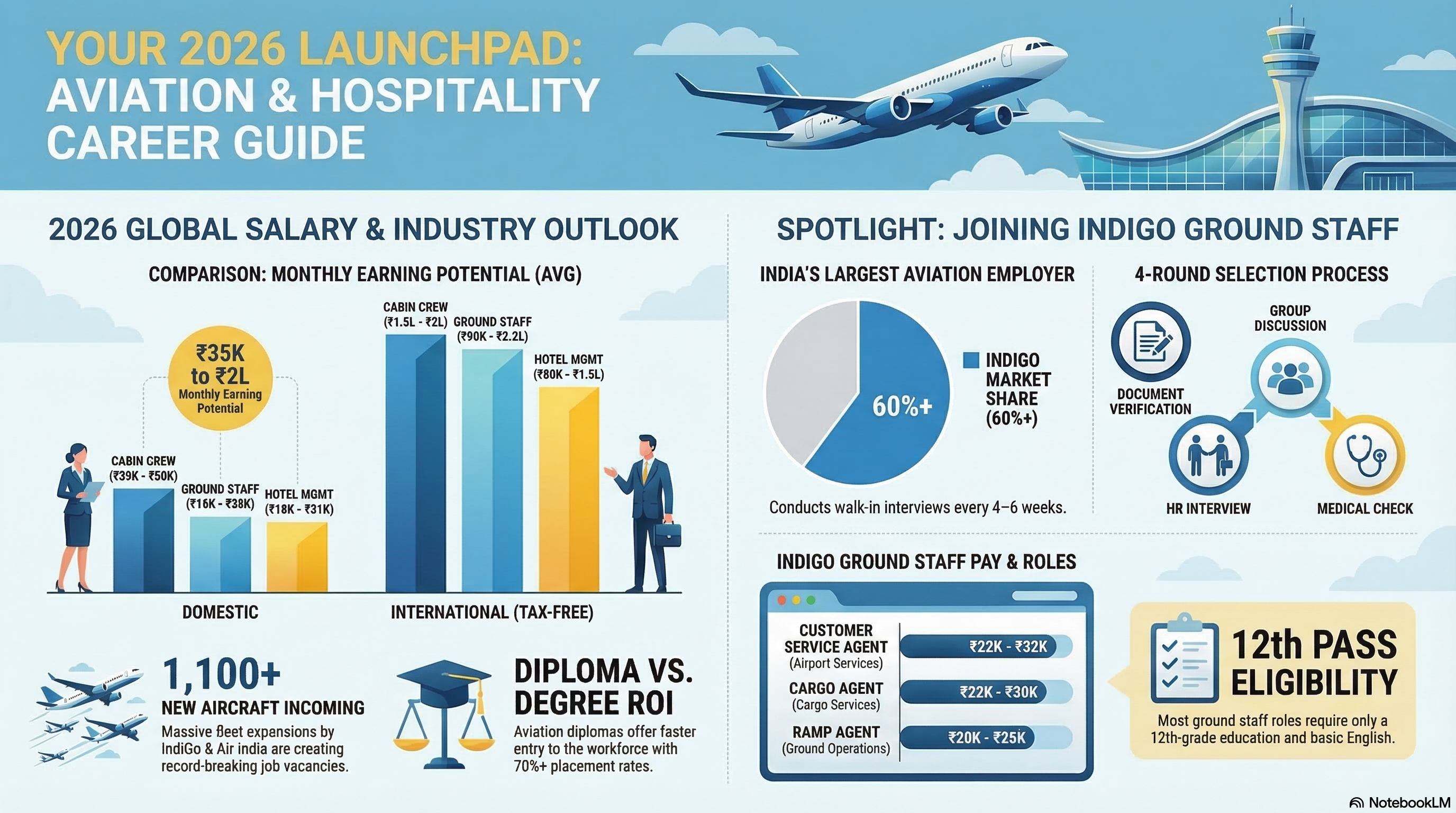 Ground Staff Vacancy in IndiGo 2026: Latest Jobs, Salary, Eligibility & Application - Wings Institute Ground Staff guide